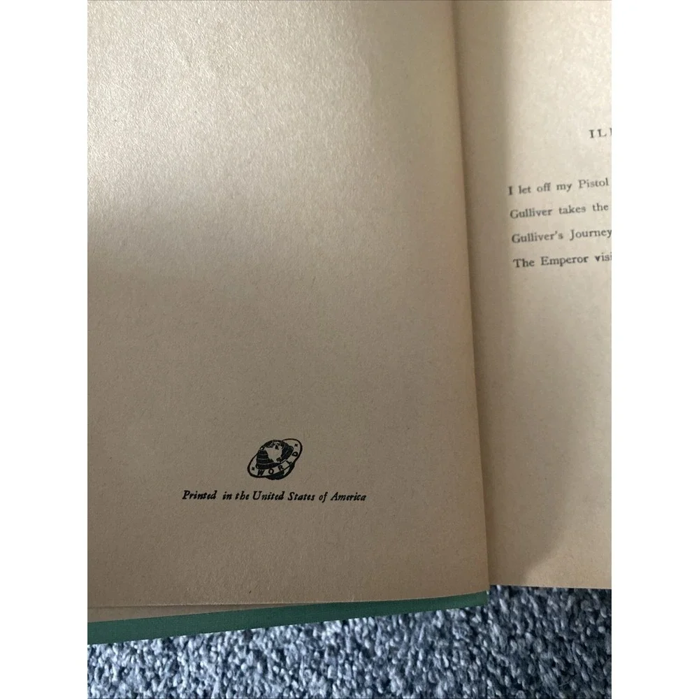 Vintage Pre-1944 Hardback Copy of Gulliver's Travels by Johnathan Swift Classic